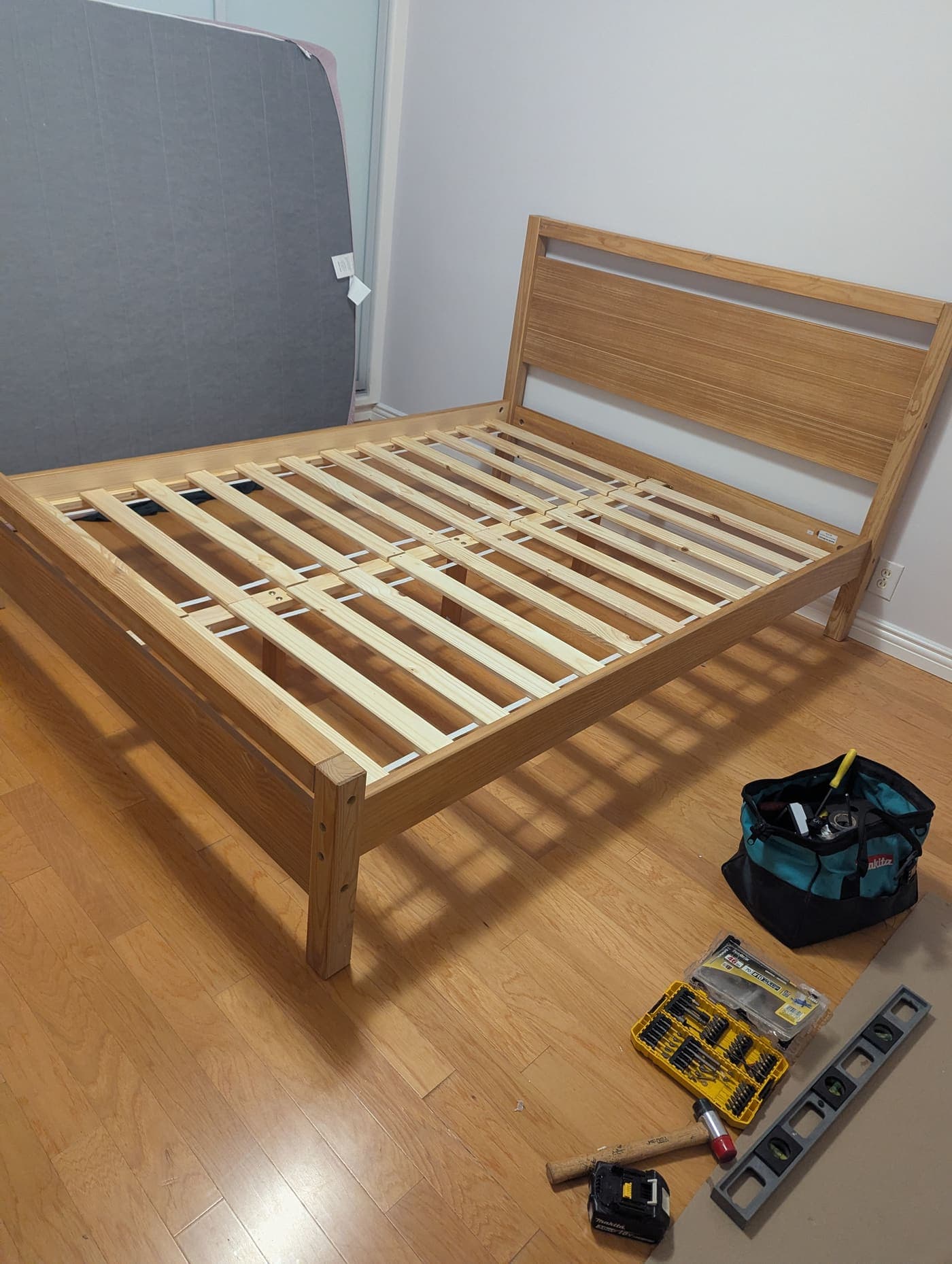 Bed frame furniture assembly completed in Pasadena, California area