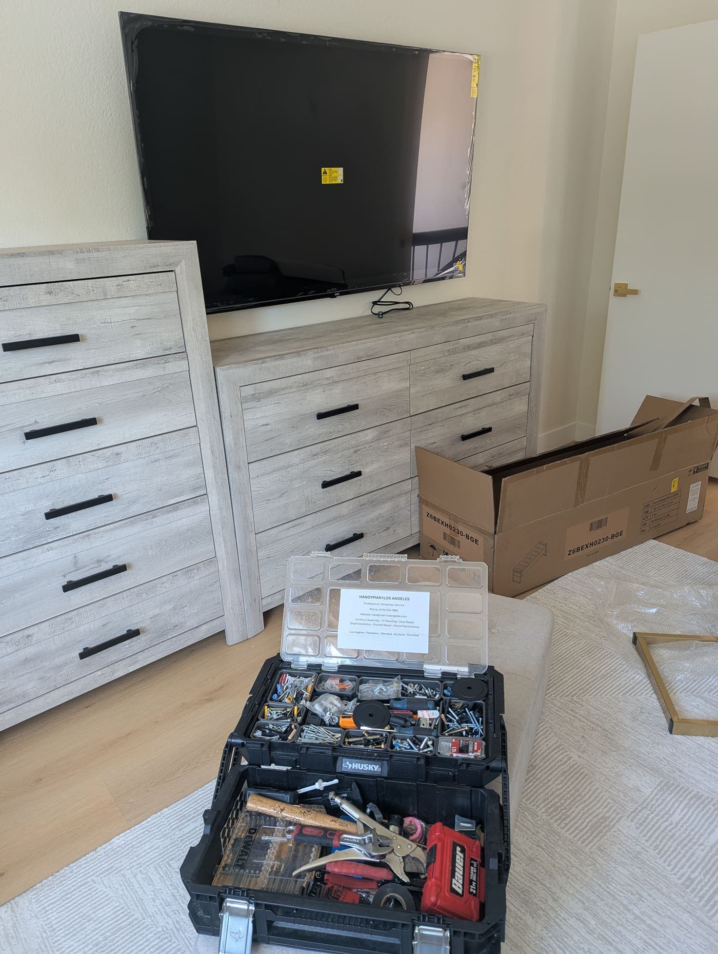 San Gabriel Valley TV install near Arcadia routing