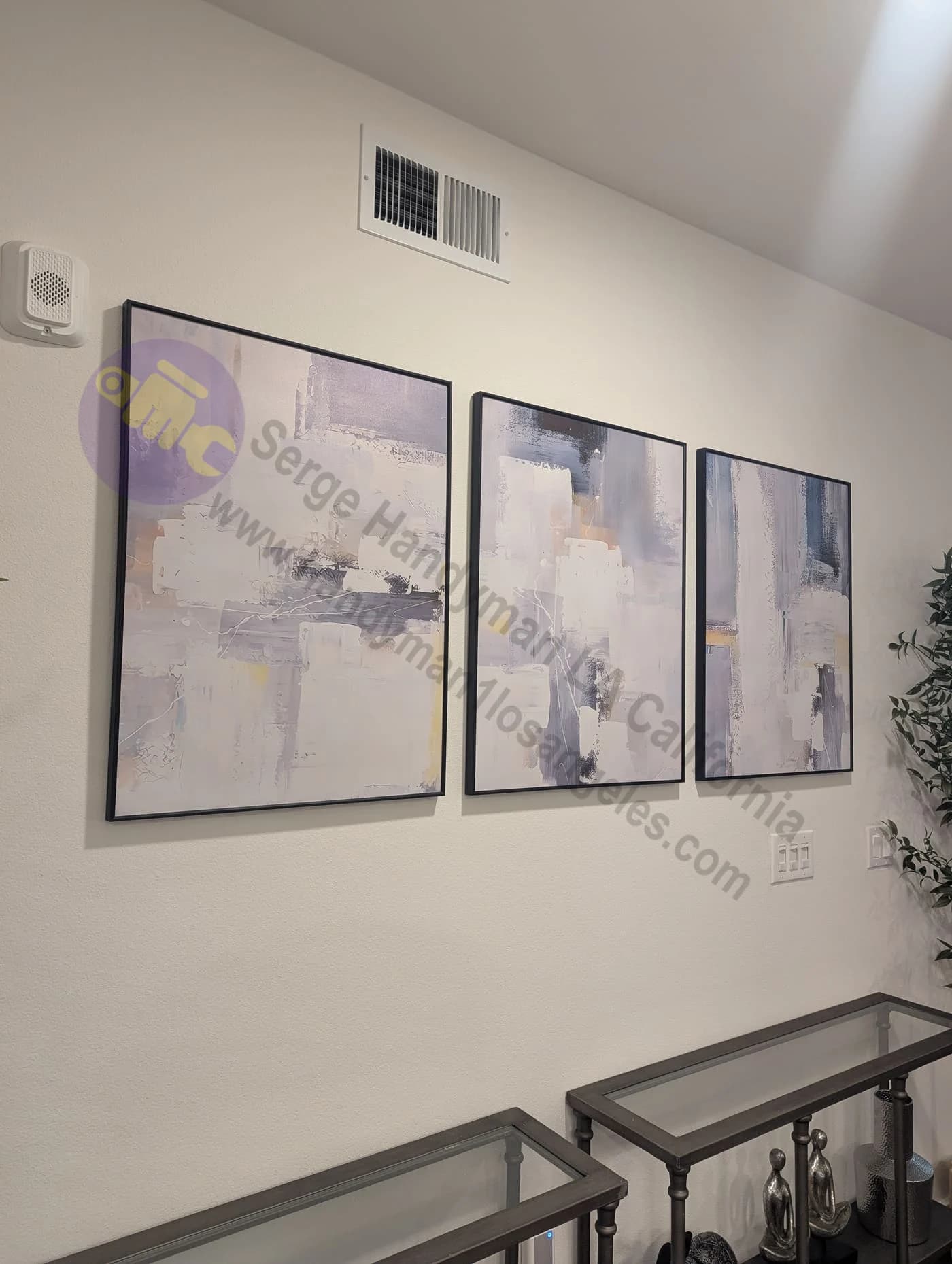 Picture hanging in Arcadia